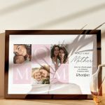 Σετ 2 Δώρα για Μαμά, Κορνίζα με Φωτογραφίες & Γλαστράκι