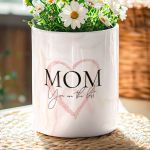 Σετ 2 Δώρα για Μητέρα, Κορνίζα με Φωτογραφίες & Γλαστράκι