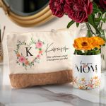 Σετ 2 Δώρα για Μητέρα, Τσαντάκι Νεσεσέρ με Φελλό & Κασπώ