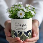Σετ 2 Διακοσμητικά Κασπώ με Όνομα & Αφιέρωση, Δώρο για Μαμά