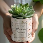 Σετ 3 Προσωποποιημένα Γλαστράκια, Δώρα για Μαμάδες
