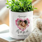 Σετ 2 Δώρα για τη Μαμά, Γλαστράκι με Φωτογραφίες & Μπρελόκ