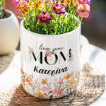 Διακοσμητικό Κασπώ με Όνομα & Αφιέρωση, Δώρο για Μητέρα