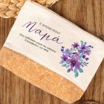 Κομψό Εκρού Νεσεσέρ με Φελλό, Δώρο για τη Γιορτή της Μητέρας