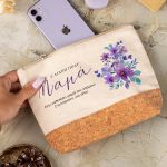 Κομψό Εκρού Νεσεσέρ με Φελλό, Δώρο για τη Γιορτή της Μητέρας