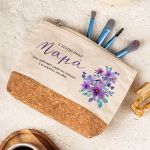 Κομψό Εκρού Νεσεσέρ με Φελλό, Δώρο για τη Γιορτή της Μητέρας