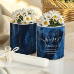 Σετ 2 Κασπώ με Blue Marble & Λαμπάδα, Δώρο για τον Νονό