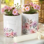 Σετ 2 Κασπώ με Freshly Bloomed & Λαμπάδα, Δώρο για Μαμά