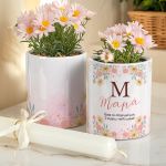 Σετ 2 Κασπώ με Bloom Kissed & Λαμπάδα, Δώρο για Μητέρα