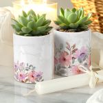 Σετ 2 Κασπώ με Freshly Bloomed & Λαμπάδα, Δώρο για Μαμά