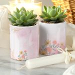 Σετ 2 Κασπώ με Bloom Kissed & Λαμπάδα, Δώρο για Μητέρα