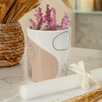 Κασπώ με Γραμμικό Σχέδιο & Λαμπάδα, Δώρο για την Νονά