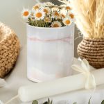 Διακόσμητικό Κασπώ με Flowers & Λαμπάδα, Δώρο για Δασκάλα