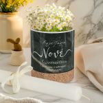 Διακοσμητικό Κασπώ με Green Marble & Λαμπάδα, Δώρο για τον Νονό