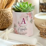Ανοιξίατικο Κασπώ με Blooming Flowers & Λαμπάδα , Δώρο για Μαμά
