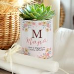 Κασπώ με Ανθισμένες Νότες & Λαμπάδα, Δώρο για την Μητέρα