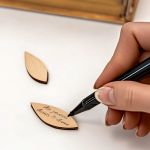 Premium Ξύλινο Ευχολόγιο Γάμου Wooden, Δέντρο με Ονόματα