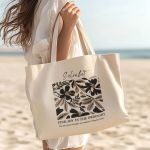 Τσάντα Αγοράς Βαμβακερή με Φερμουάρ, Δώρο για Εκείνη