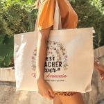Tote Bag με Αφιέρωση, Οικολογικό & Σικ Δώρο για Δασκάλα