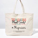 Tote Bag με Αφιέρωση, Προσωποποιημένο Δώρο για Δασκάλες