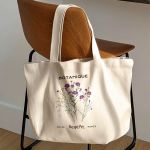 Τσάντα Αγοράς Βαμβακερή με Φερμουάρ, Πρακτικό & Όμορφο Δώρο