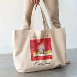 Προσωποποιημένη Tote Τσάντα με Όνομα, Κομψό Γυναικείο Δώρο