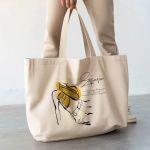 Τσάντα Αγοράς Βαμβακερή με Φερμουάρ, Πρακτικό & Όμορφο Δώρο