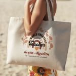 Tote Bag με Αφιέρωση, Πρακτικό & Όμορφο Δώρο για Δασκάλα