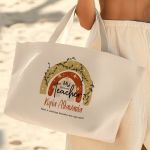 Οικολογική Τσάντα Tote για Παραλία, Δώρο για Δασκάλες