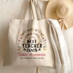 Tote Bag με Αφιέρωση, Οικολογικό & Σικ Δώρο για Δασκάλα