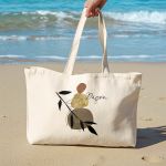 Τσάντα Παραλίας με Φερμουάρ, Πρακτικό & Σικ Γυναικείο Δώρο