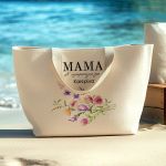 Τσάντα Παραλίας με Φερμουάρ, Ιδανικό Δώρο για Κάθε Μαμά