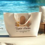 Premium Τσάντα Ώμου με Φερμουάρ, Γυναικείο Δώρο για Δασκάλα