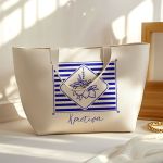 Πάνινη Τσάντα Αγοράς με Φερμουάρ, Τέλειο Γυναικείο Δώρο