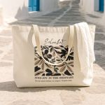 Τσάντα Αγοράς Βαμβακερή με Φερμουάρ, Δώρο για Εκείνη