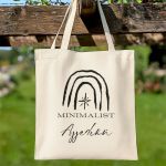 Premium Tote Bag Ώμου με Όνομα, Δώρο για Κάθε Γυναίκα