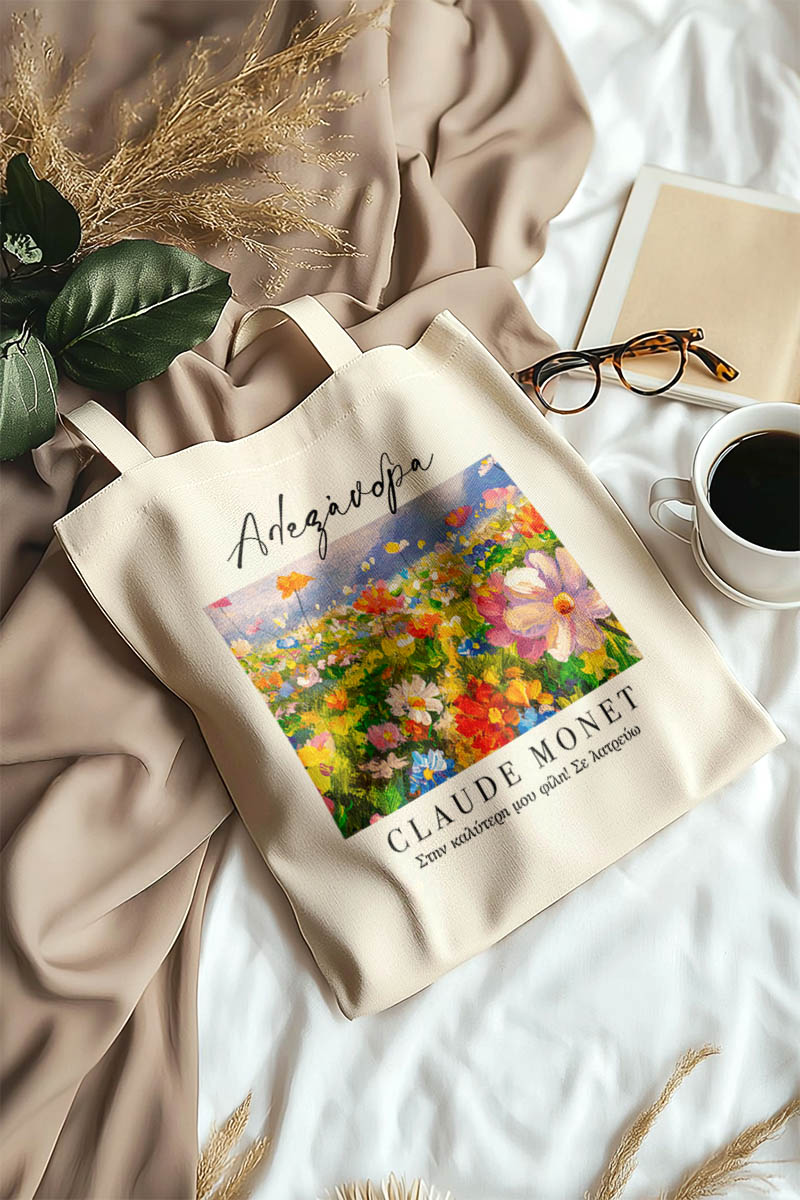 Tote Bag με Όνομα και Αφιέρωση, Ιδανικό Δώρο για Φίλες