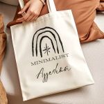 Premium Tote Bag Ώμου με Όνομα, Δώρο για Κάθε Γυναίκα