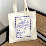 Πάνινη Γυναικεία Τσάντα με Όνομα, Δώρο για Εκείνη