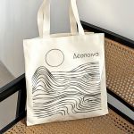 Οικολογική Τσάντα Ώμου με Προσωποποίηση, Δώρο για Γυναίκες