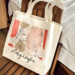 Οικολογική Τσάντα Ώμου με Προσωποποίηση, Δώρο για Γυναίκες