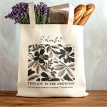 Πάνινη Τσάντα Ώμου με Όνομα και Αφιέρωση, Γυναικείο Δώρο