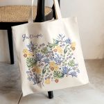 Οικολογική Τσάντα Ώμου με Προσωποποίηση, Γυναικείο Δώρο