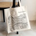 Οικολογική Τσάντα Ώμου με Προσωποποίηση, Δώρο για Γυναίκες