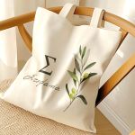 Πάνινη Τσάντα Ώμου με Προσωποποίηση, Ιδανικό Δώρο για Γυναίκα