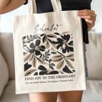 Πάνινη Τσάντα Ώμου με Όνομα και Αφιέρωση, Γυναικείο Δώρο