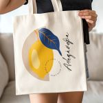 Οικολογική Πάνινη Τσάντα με Όνομα, Ιδανικό Δώρο για Γυναίκα