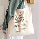 Τσάντα Ώμου με Όνομα και Αφιέρωση, Δώρο για τη Μαμά