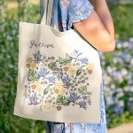 Οικολογική Τσάντα Ώμου με Προσωποποίηση, Γυναικείο Δώρο