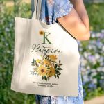 Οικολογική Τσάντα Ώμου με Όνομα, Δώρο για την Μητέρα